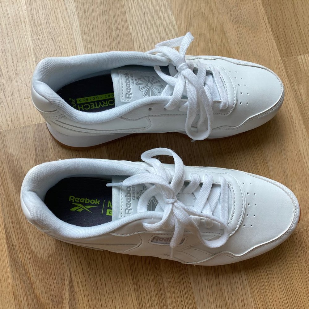 Reebok Harmon Classic Women's White Leather Running S… Gem